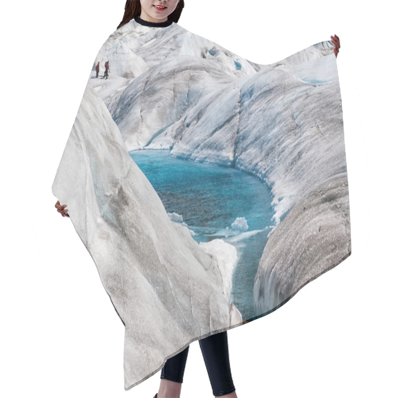 Personality  Mendenhall Glacier Blue Pools Hair Cutting Cape