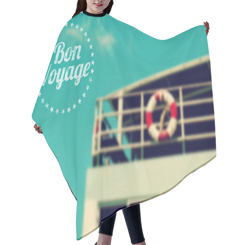 Personality  Vector Design  Ferry Boat Bacground Hair Cutting Cape