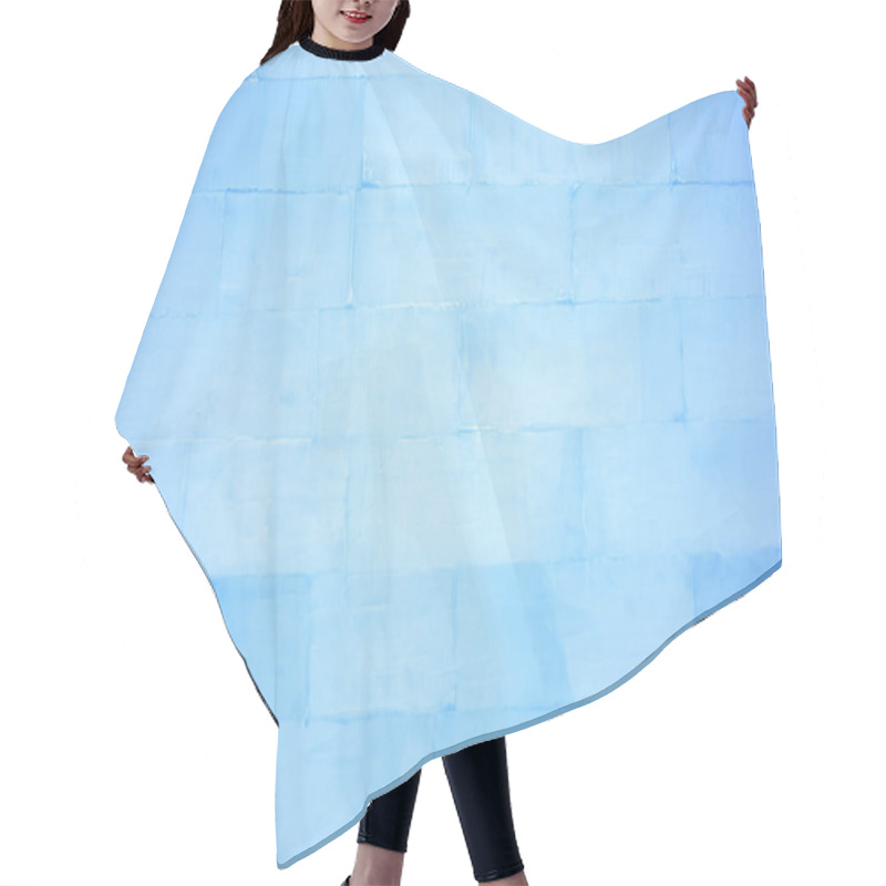 Personality  Ice Brick Wall Texture Hair Cutting Cape