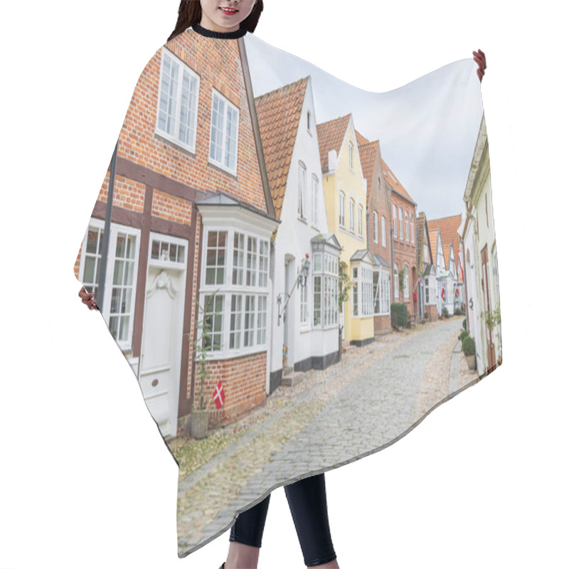 Personality  Cityscape Of Picturesque Hanseatic Village Tonder In Southern Denmark Hair Cutting Cape