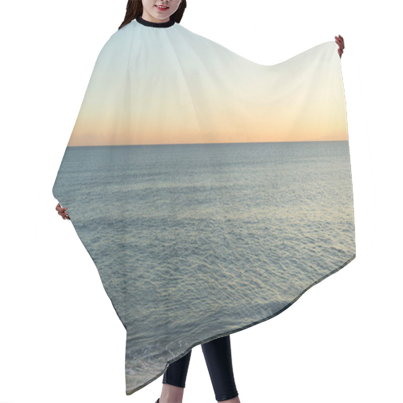 Personality  Sea Waves And Sunset Hair Cutting Cape