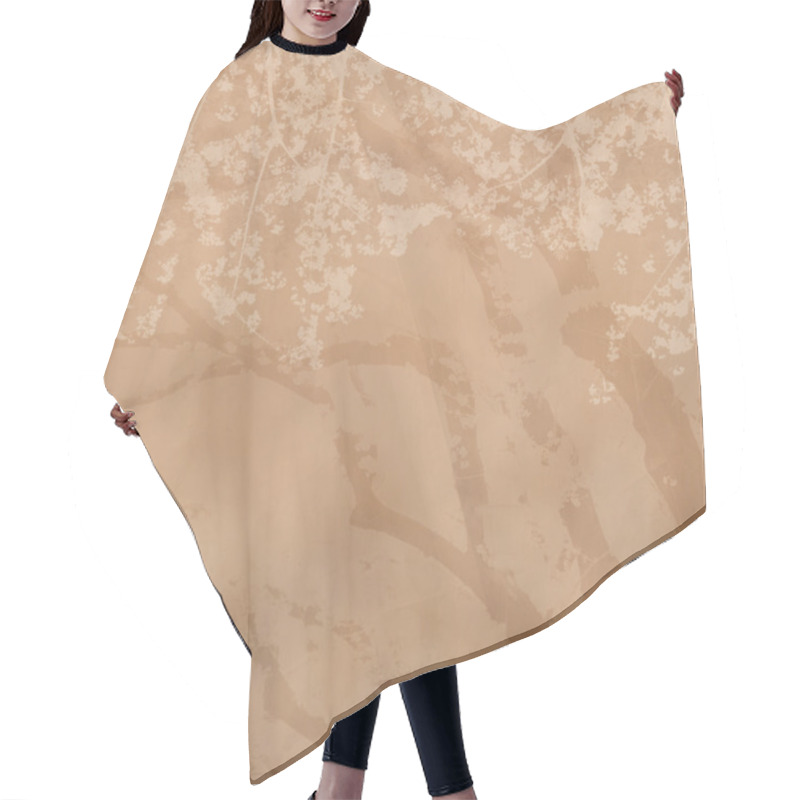 Personality  Spring Blossom Background Hair Cutting Cape