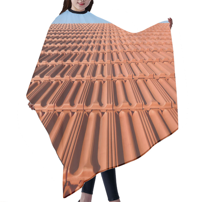 Personality  Roof Tile Roof Tiles Background Hair Cutting Cape