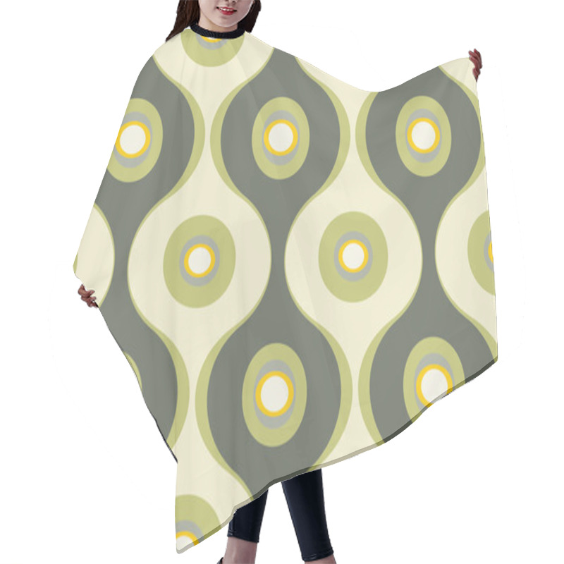 Personality  Wallpaper Seamless Pattern Hair Cutting Cape