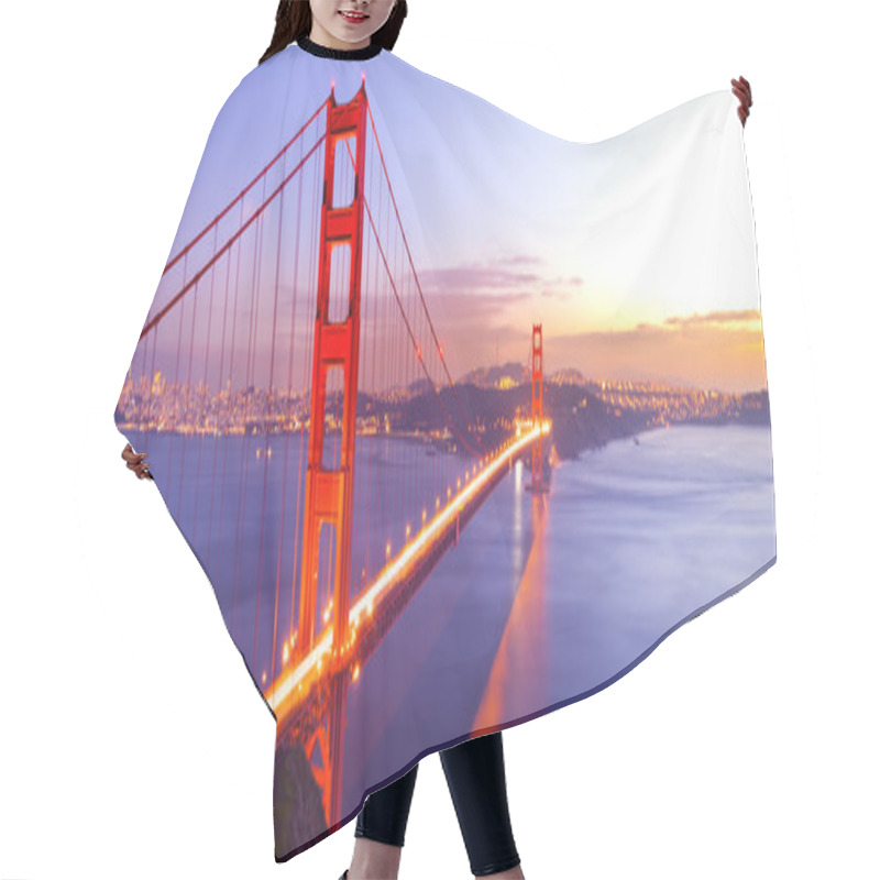 Personality  Golden Gate Bridge Hair Cutting Cape