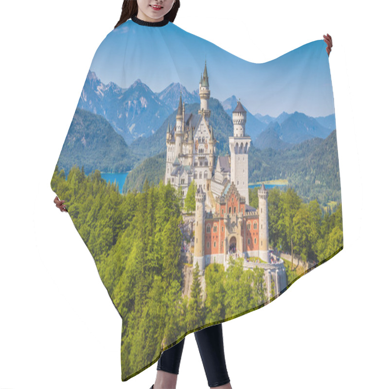 Personality  Neuschwanstein Fairytale Castle Near Fussen, Bavaria, Germany Hair Cutting Cape