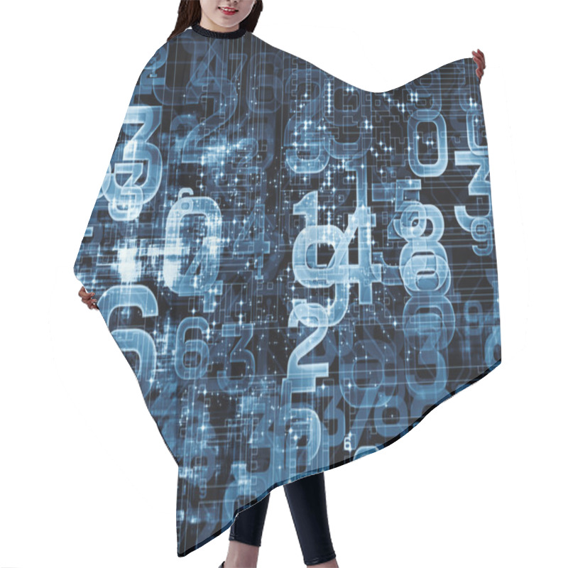 Personality  Number Abstraction Hair Cutting Cape