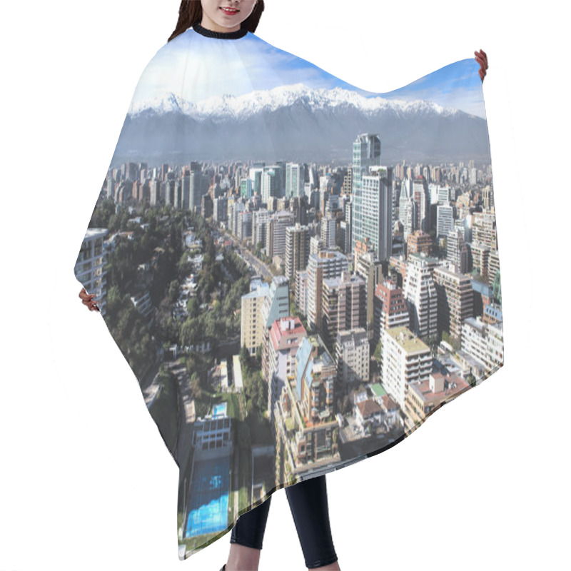 Personality  City Aerial HDR View Hair Cutting Cape