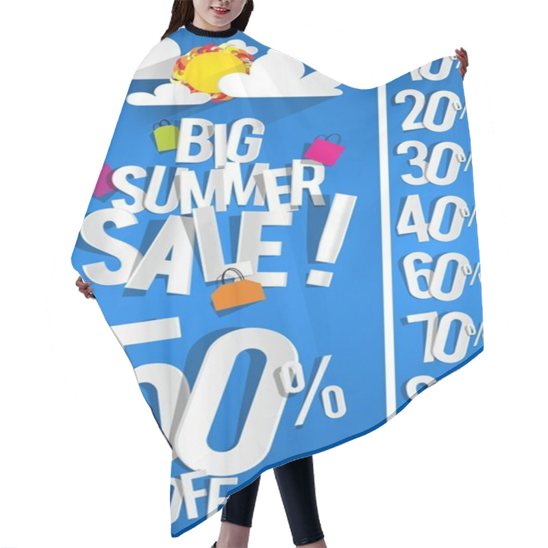 Personality  Summer Sale Background Hair Cutting Cape