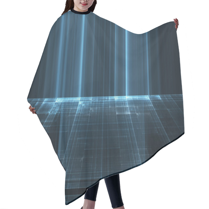 Personality  Abstract Business Science Or Technology Background Hair Cutting Cape