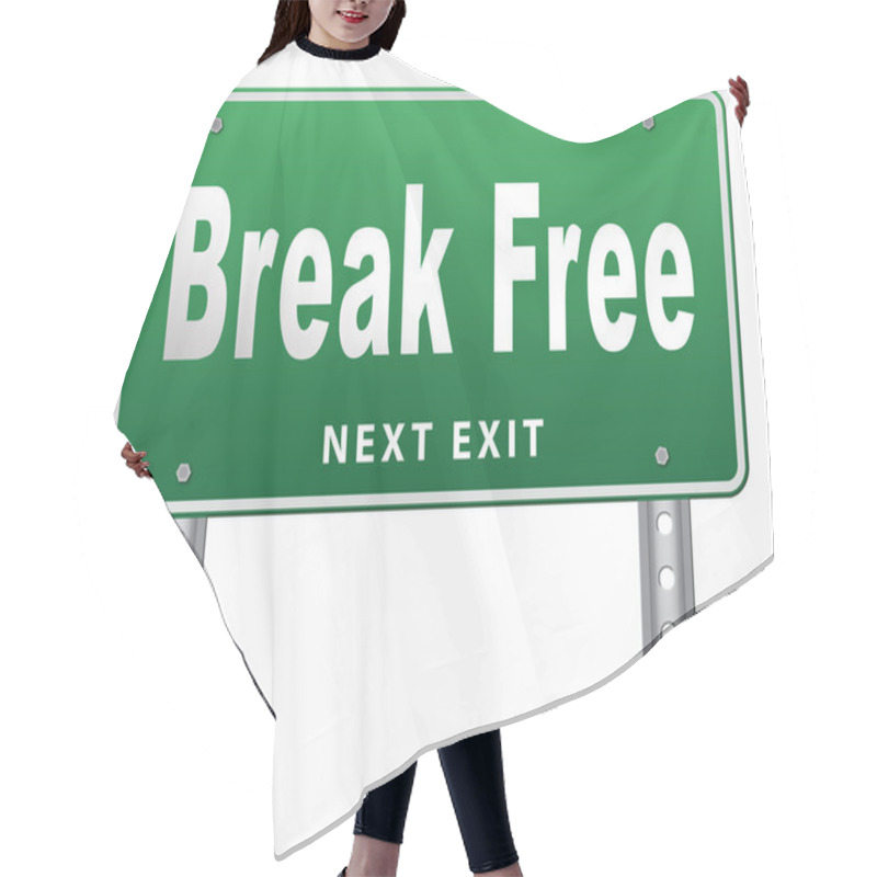 Personality  Break Free From Prison Hair Cutting Cape