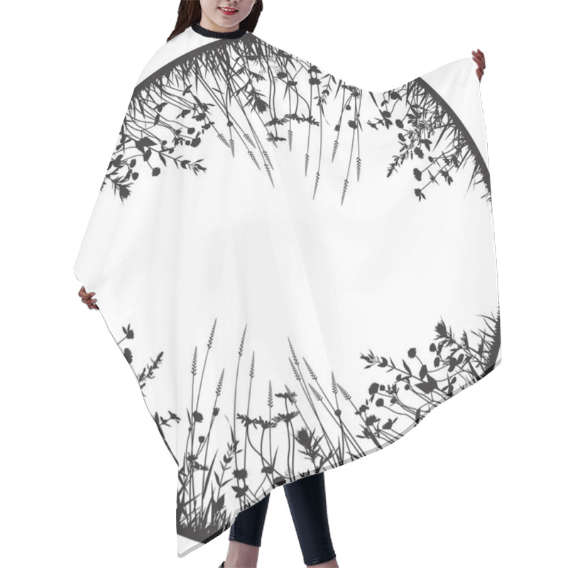 Personality  Floral Design Element Hair Cutting Cape