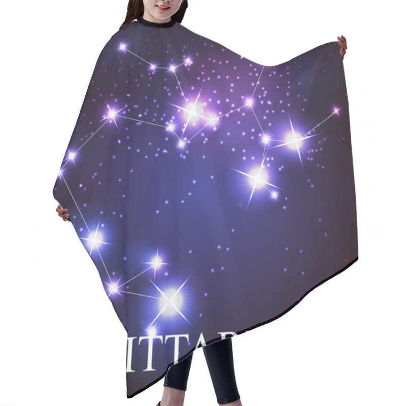 Personality  Sagittarius Zodiac Sign Of The Beautiful Bright Stars Hair Cutting Cape