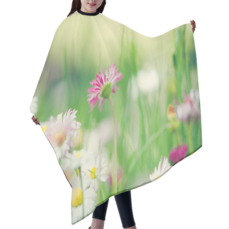 Personality  Spring Flowers Close Up/abstract Nature Background  Hair Cutting Cape