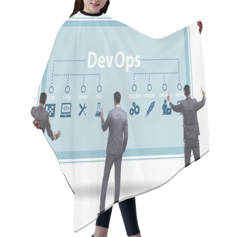 Personality  DevOps Software Development IT Concept Hair Cutting Cape