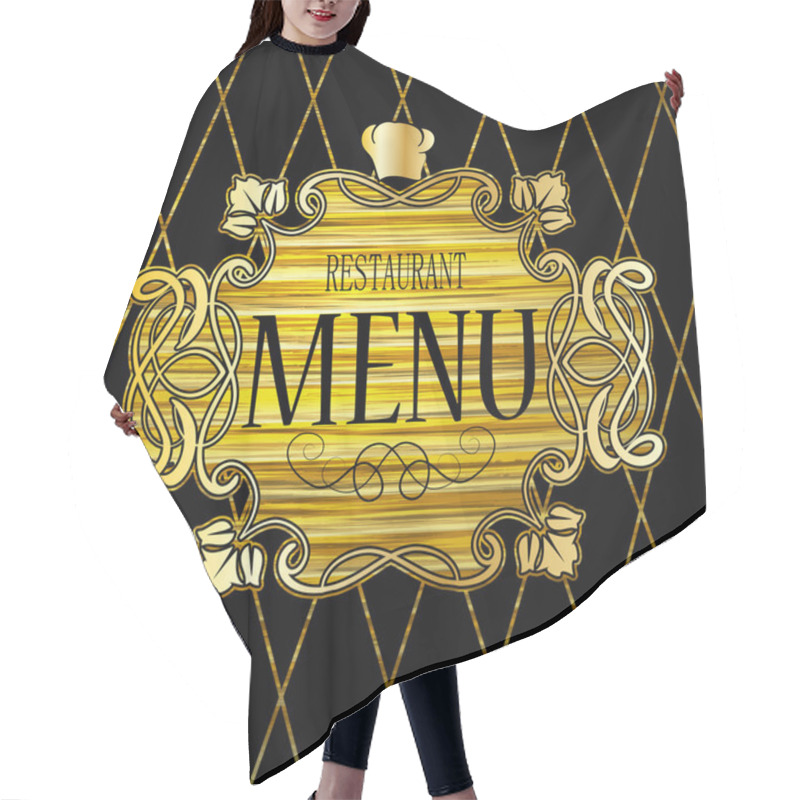 Personality  First Page Of The Restaurant Menu Hair Cutting Cape