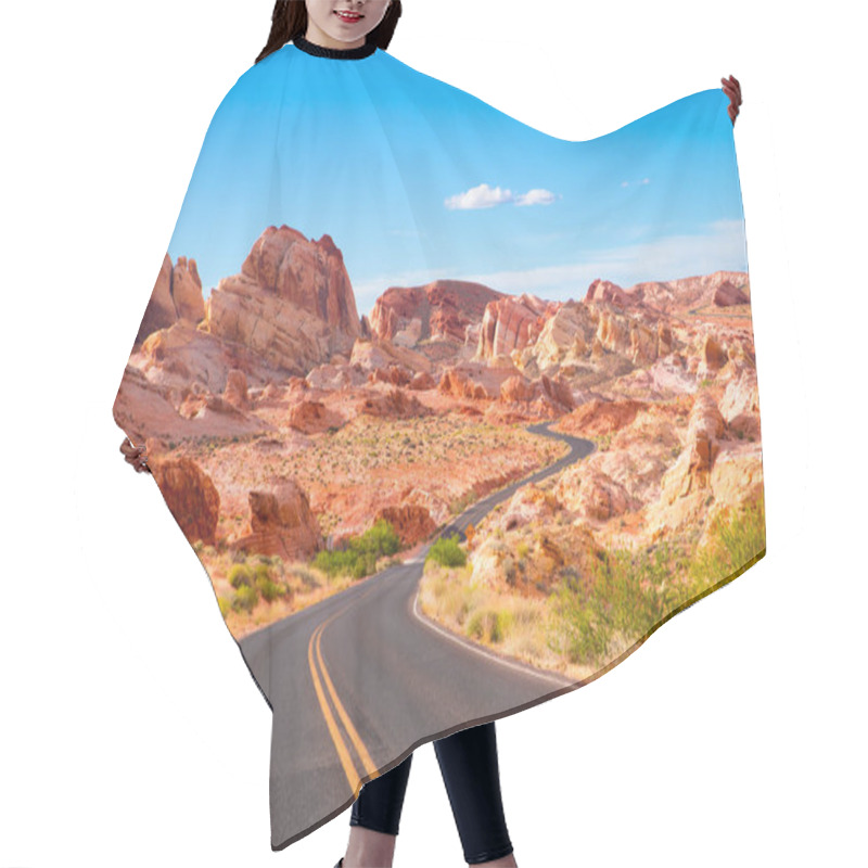 Personality  Valley Of Fire Hair Cutting Cape