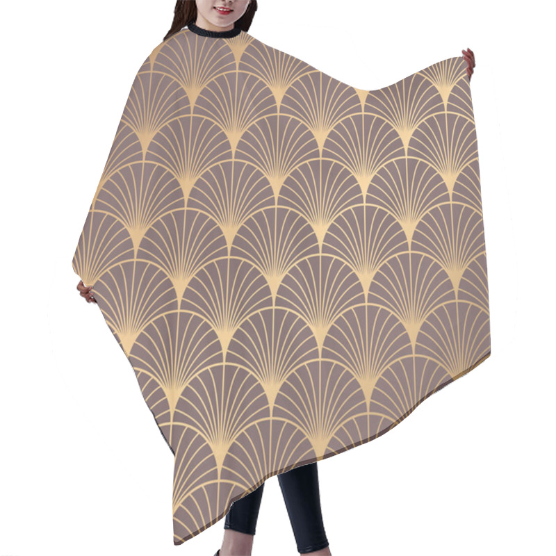 Personality  Art Deco Pattern Hair Cutting Cape