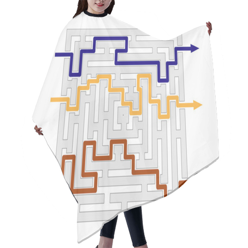 Personality  Business Strategy Of Reaching The Goal Hair Cutting Cape