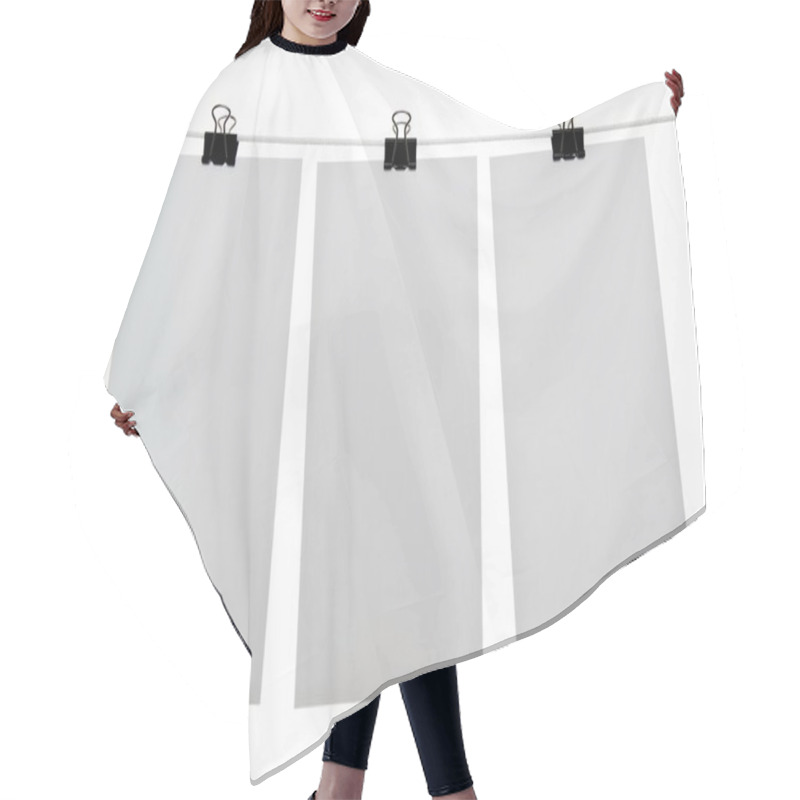 Personality  Blank Sheets Of Paper Hair Cutting Cape