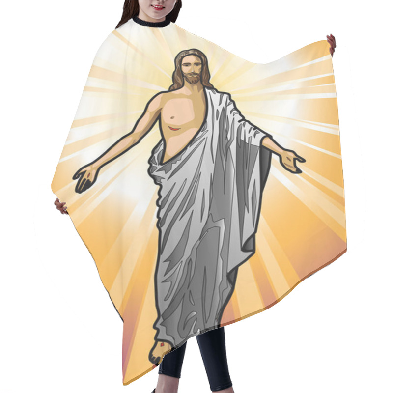 Personality  Jesus Christ Hair Cutting Cape