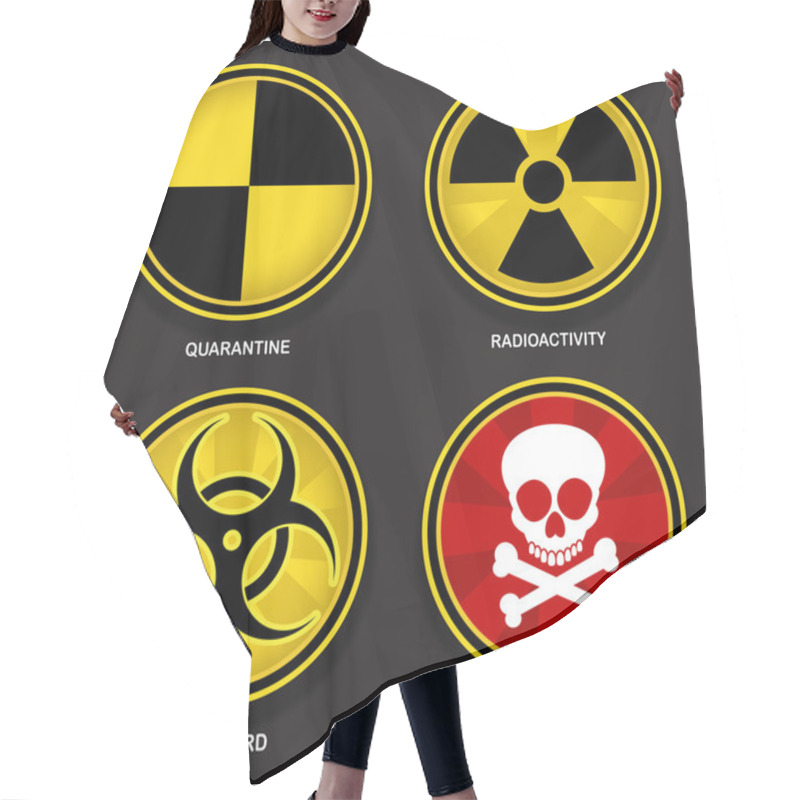 Personality  Hazard Symbols & Signs Hair Cutting Cape