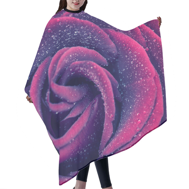 Personality  Beautiful Rose Background Hair Cutting Cape