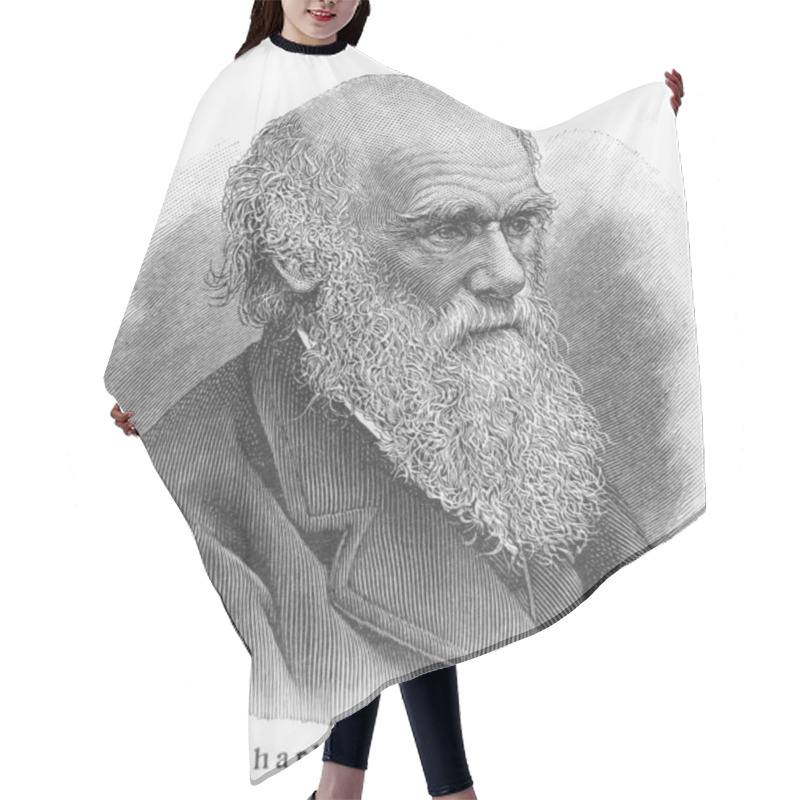 Personality  Charles Darwin Hair Cutting Cape