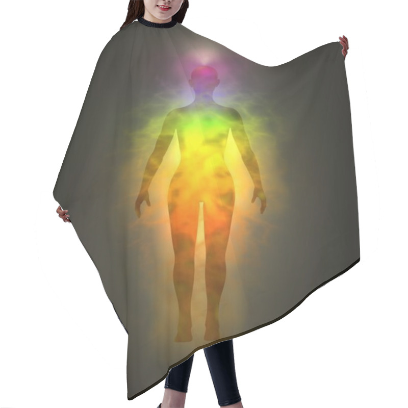 Personality  Human Energy Body, Aura, Chakras, Energy, Silhouette Hair Cutting Cape