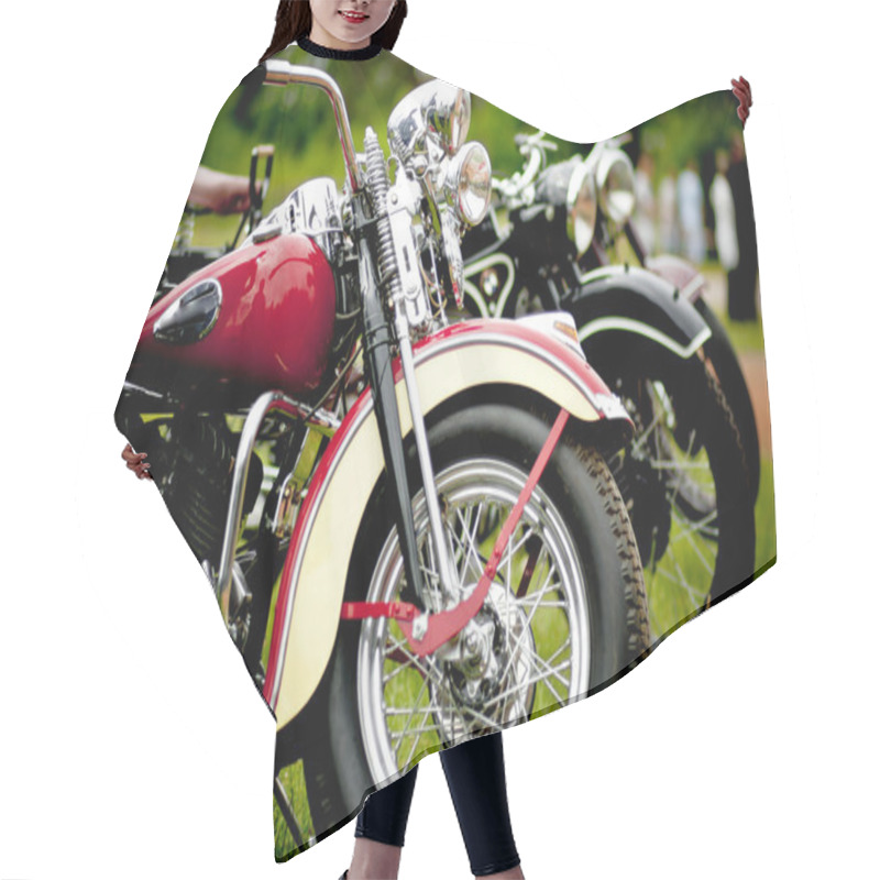 Personality  Old Motorcycle Festival Hair Cutting Cape