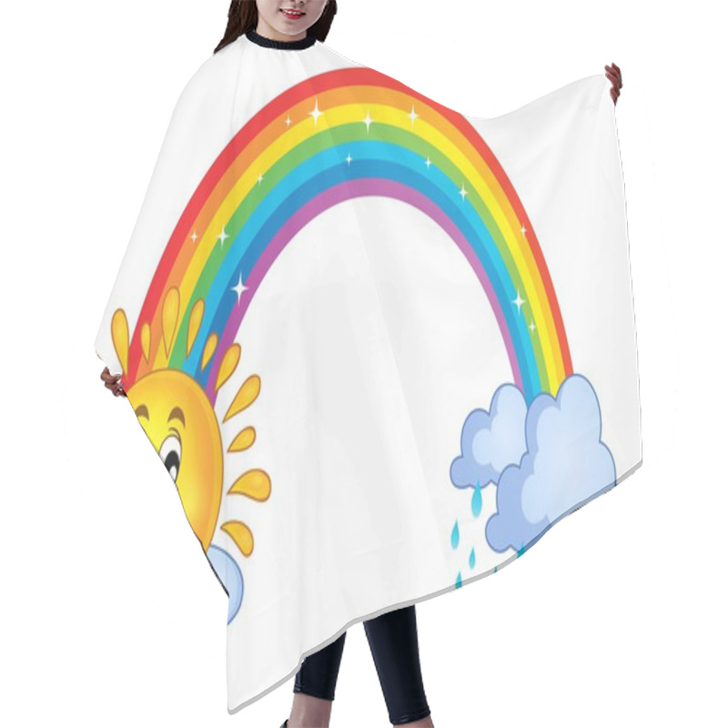 Personality  Rainbow Topic Image 3 Hair Cutting Cape