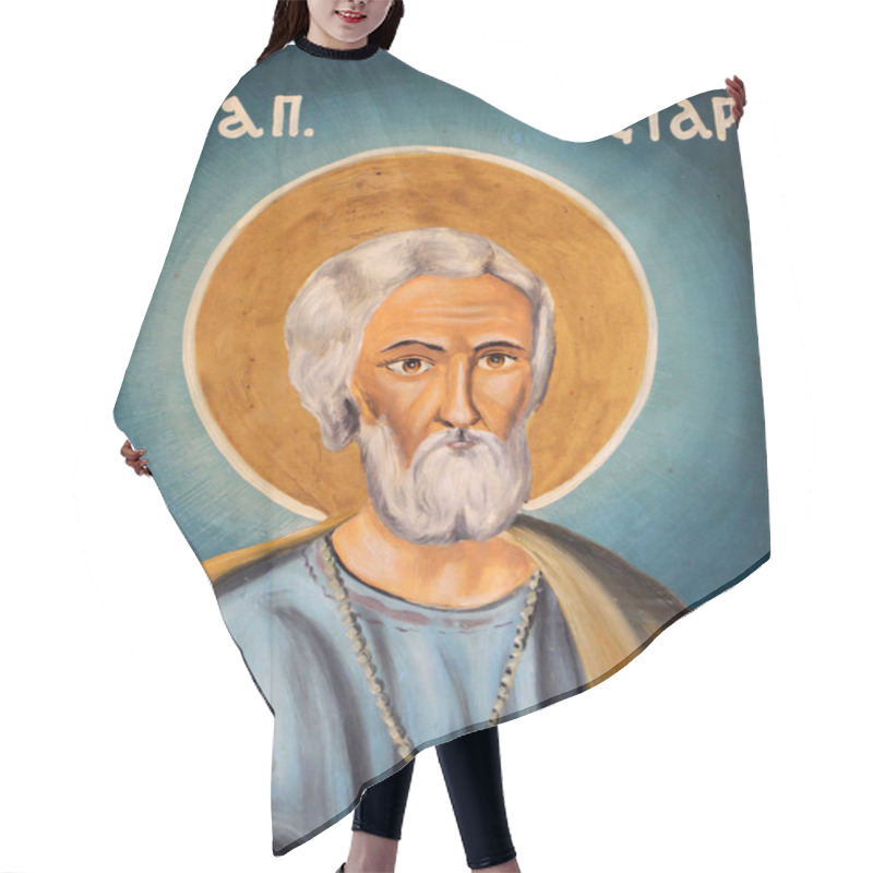 Personality  Old Orthodox Icon Of The Apostle Saint Peter Hair Cutting Cape