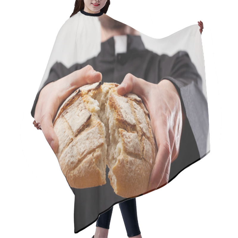 Personality  Symbol Of Communion Breaking Bread Hair Cutting Cape