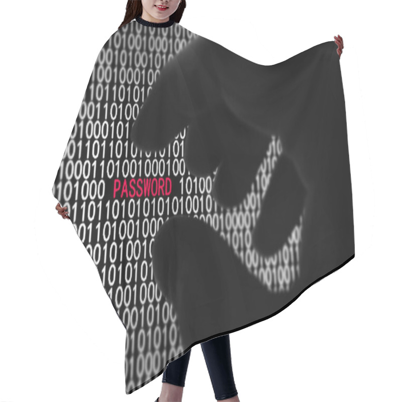 Personality  Computer Password Security Hair Cutting Cape