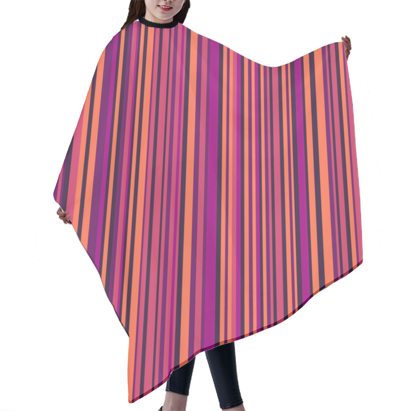 Personality  Stylish Stripe Seamless Pattern Hair Cutting Cape