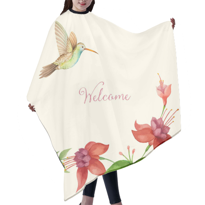 Personality  Hummingbird Hair Cutting Cape