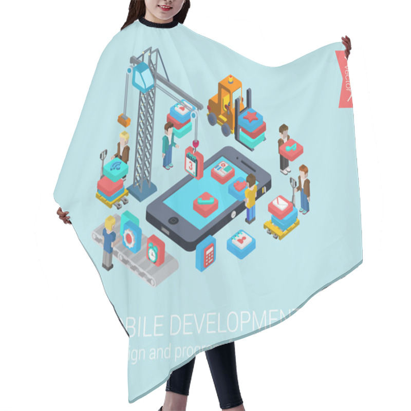 Personality  Phone And Mobile App Programming Hair Cutting Cape