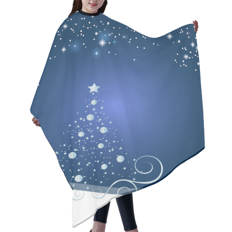 Personality  Christmas Hair Cutting Cape