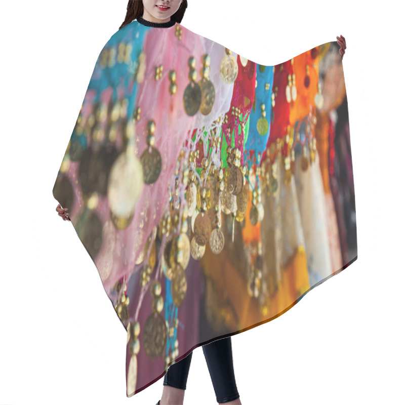 Personality  Belly Dance Costume Details Hair Cutting Cape