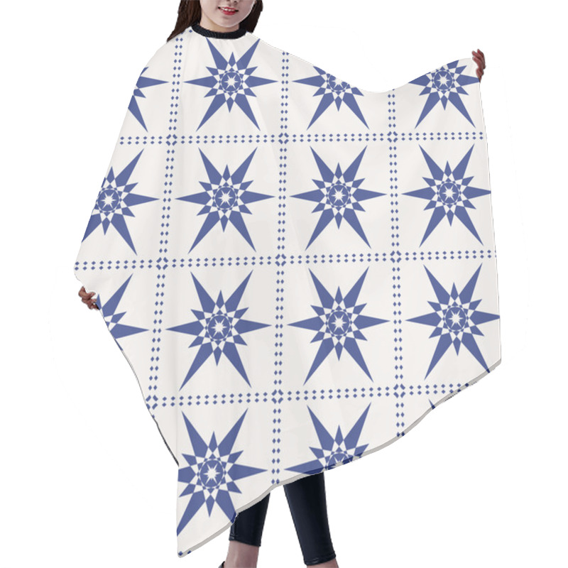 Personality  Monochrome Geometrical   Pattern Hair Cutting Cape