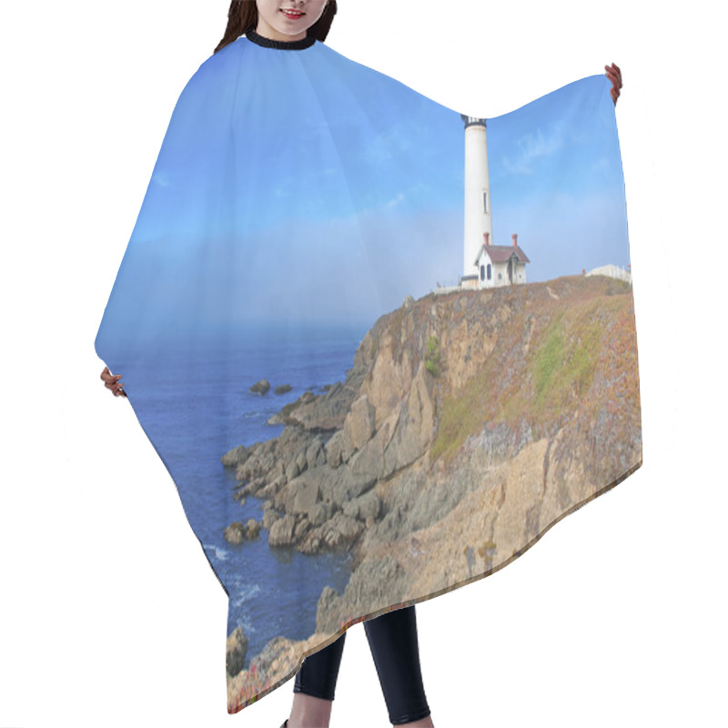 Personality  Lighthouse On The Big Sur Coast, California, USA Hair Cutting Cape