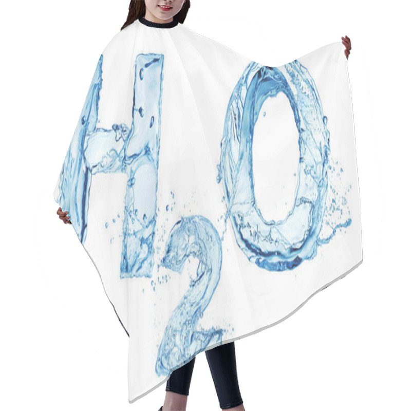 Personality  H2O Water Letters Hair Cutting Cape