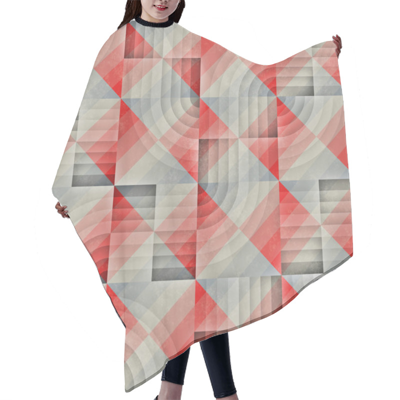 Personality  Raster Seamless Geometric Pattern Hair Cutting Cape