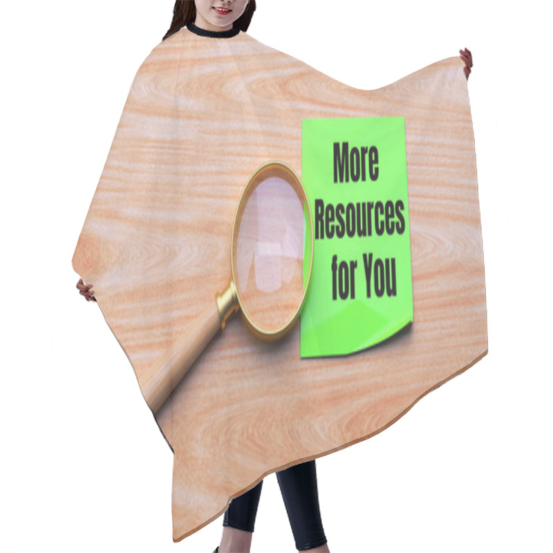 Personality  Text Sign Showing Find More Resources. Conceptual Photo Process Of A Person In A Business Of A Job Search. Hair Cutting Cape