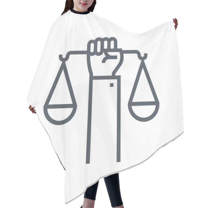 Personality  Civil Rights Icon Hair Cutting Cape