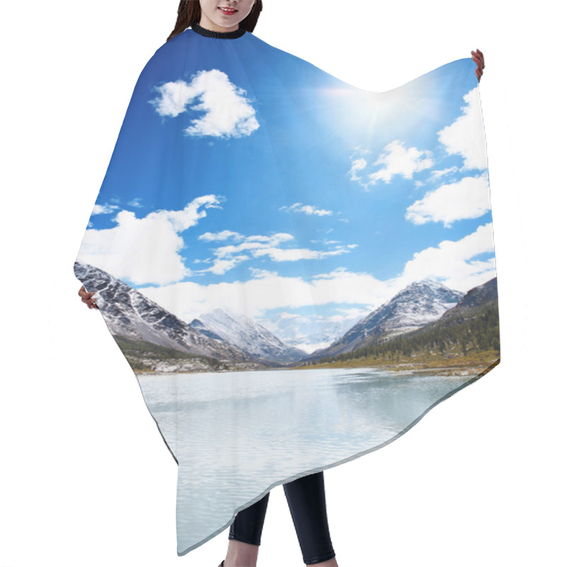 Personality  Mountain Lake Hair Cutting Cape