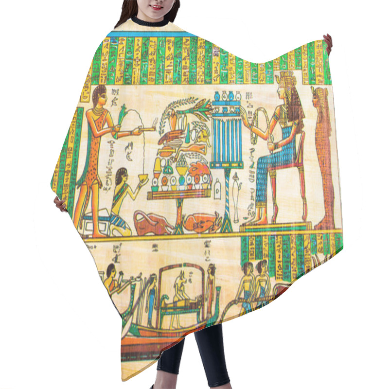 Personality  Old Egyptian Papyrus Hair Cutting Cape