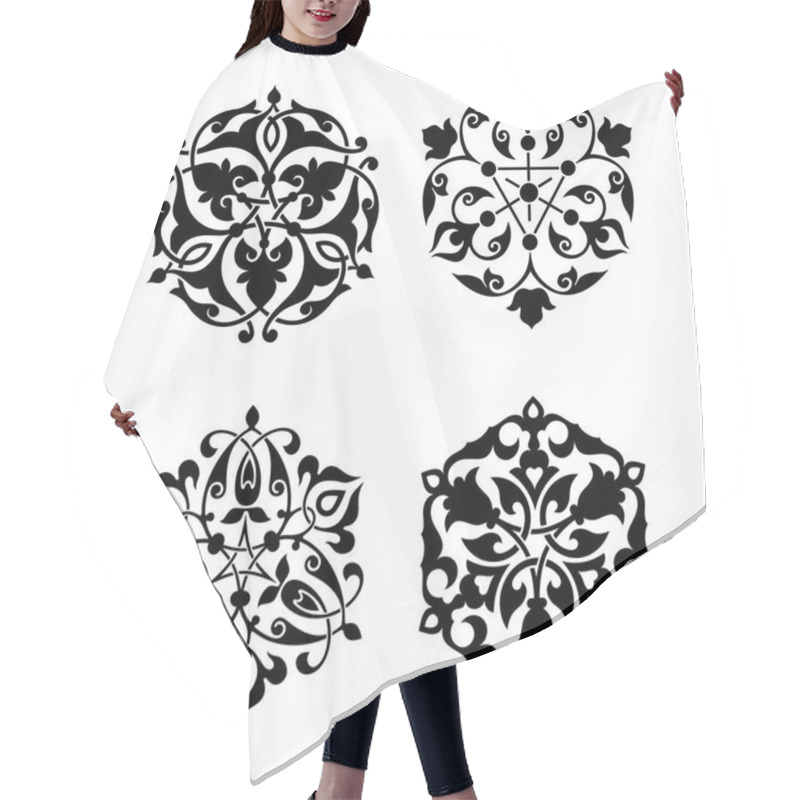 Personality  Set Of Arabic Oriental Ornament Hair Cutting Cape