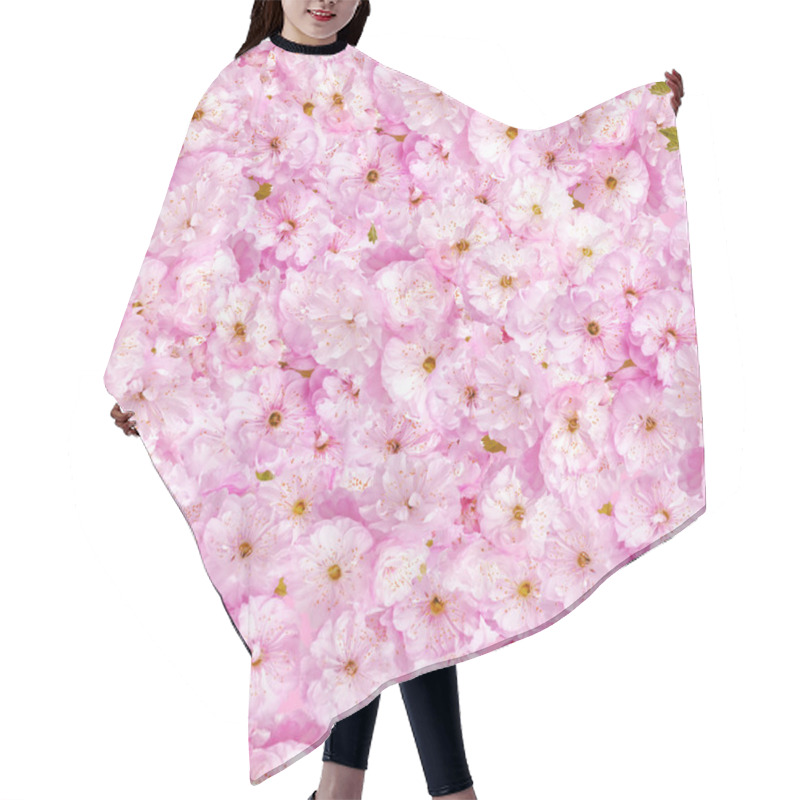 Personality  Pink Almonds Seamless Pattern Hair Cutting Cape