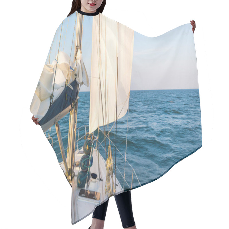 Personality  Sailboat Sailing On Wadden Sea, Netherlands Hair Cutting Cape